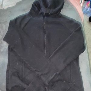 Black zip up hoodie
